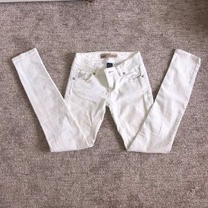Amethyst Jeans Creme-Colored Pants